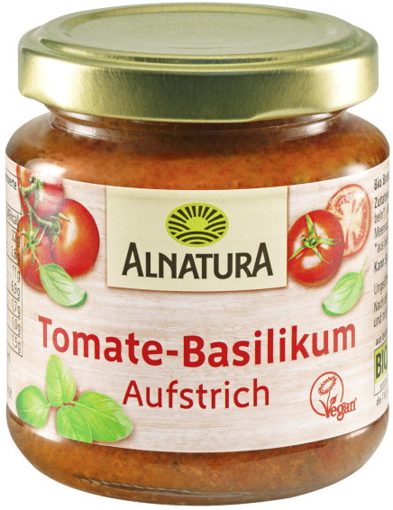Alnatura Bio Tomate-Basilikum Aufstrich 110G