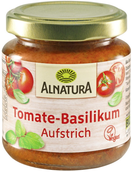 Alnatura Bio Tomate-Basilikum Aufstrich 110G Alnatura Bio Tomate-Basilikum Aufstrich 110G