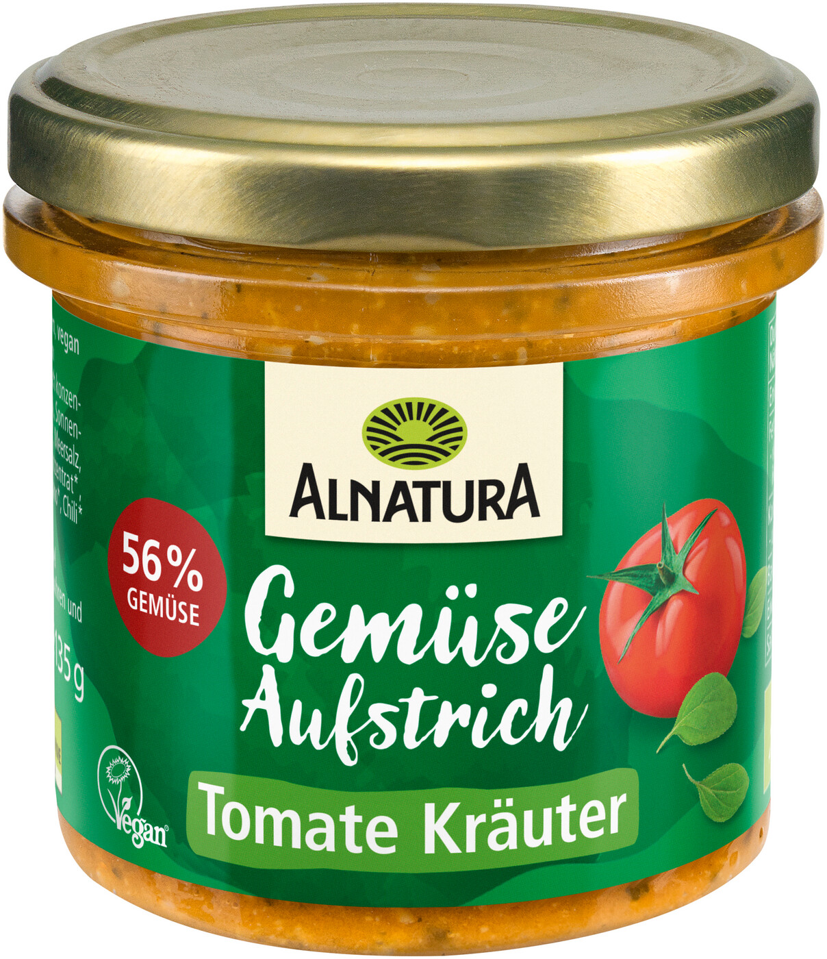 Alnatura Bio Tomate Kräuter Aufstrich 135G Alnatura Bio Tomate Kräuter Aufstrich 135G
