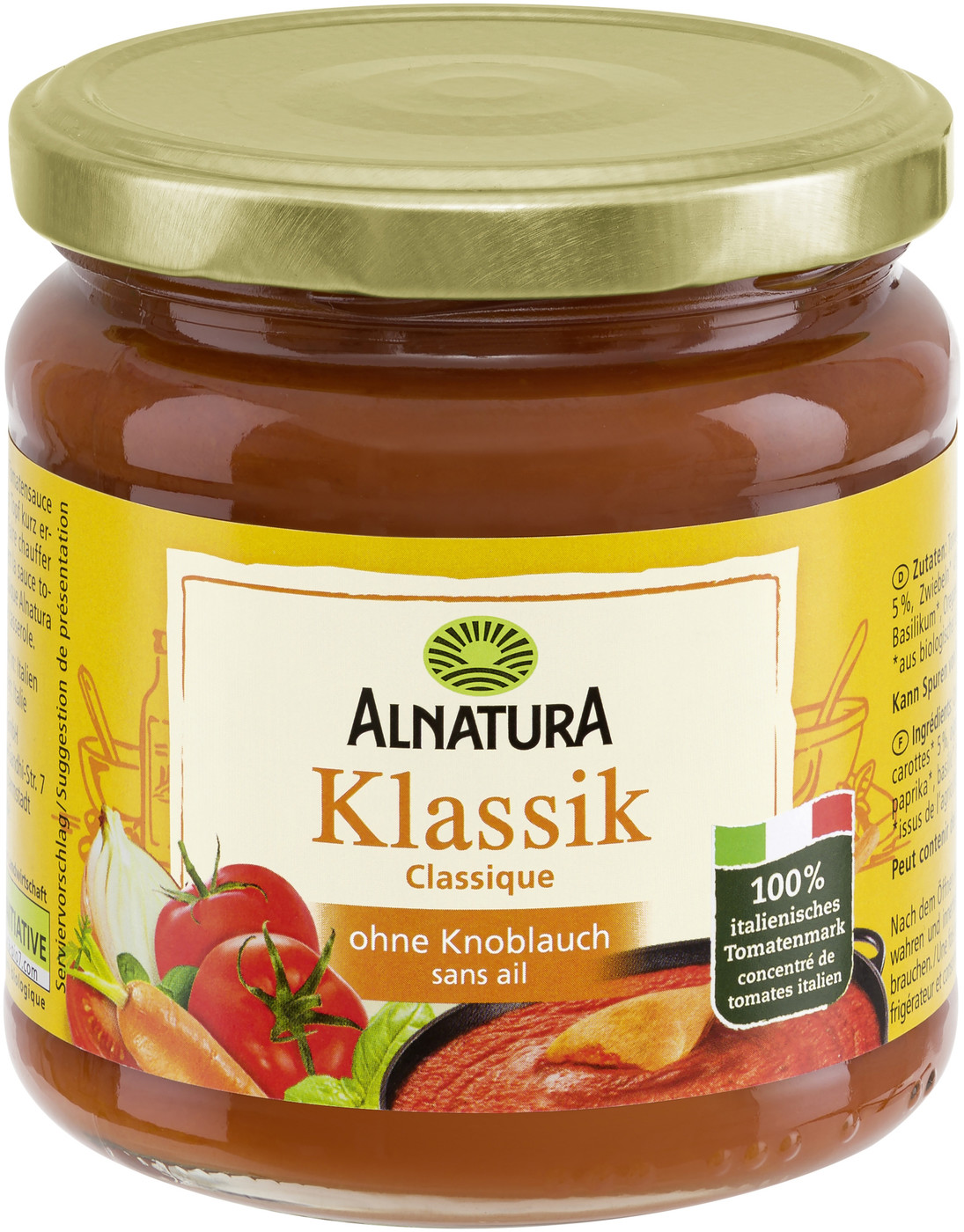 Alnatura Bio Tomatensauce Klassik 350ML Alnatura Bio Tomatensauce Klassik 350ML
