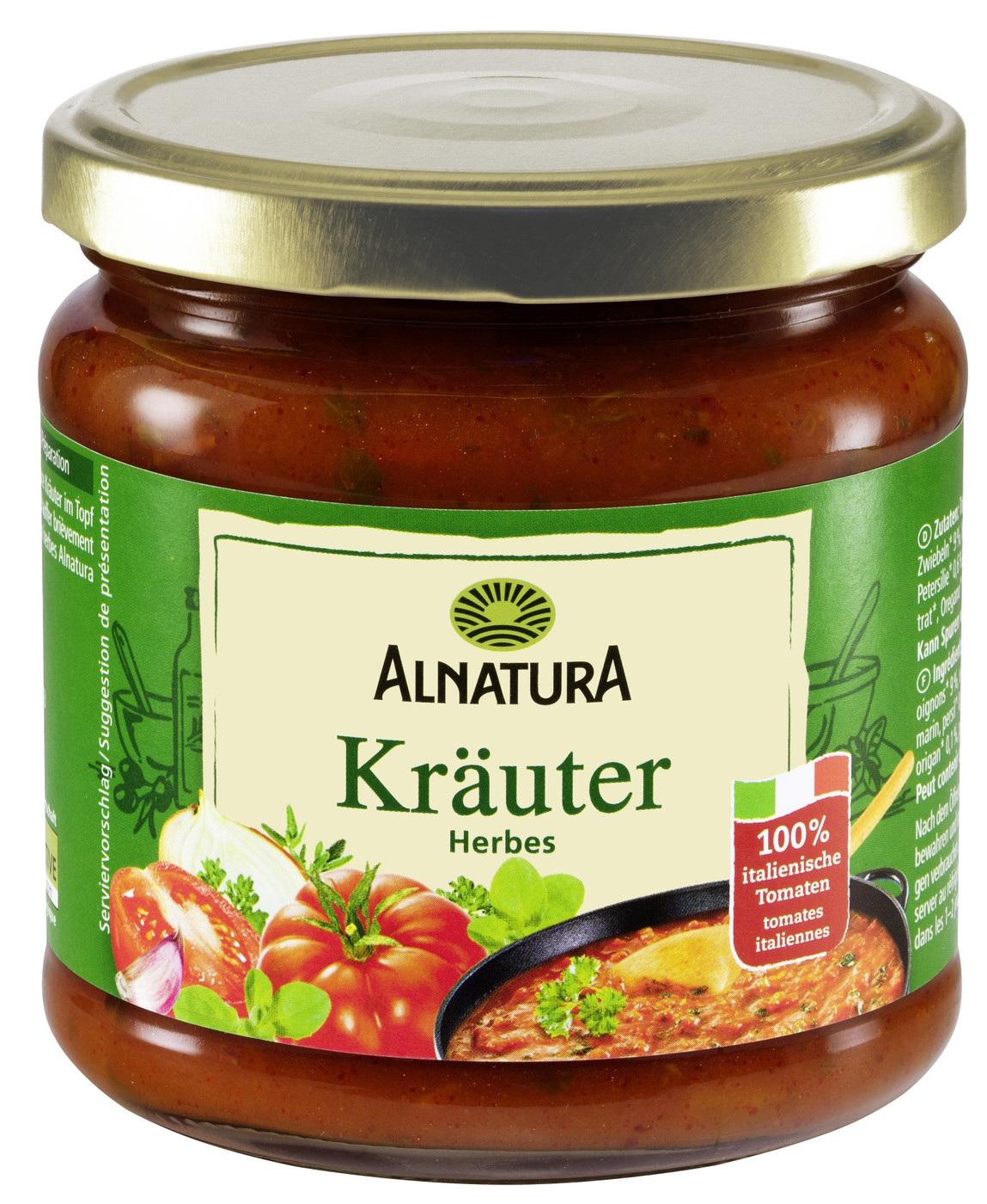 Alnatura Bio Tomatensauce Kräuter 350ML Alnatura Bio Tomatensauce Kräuter 350ML
