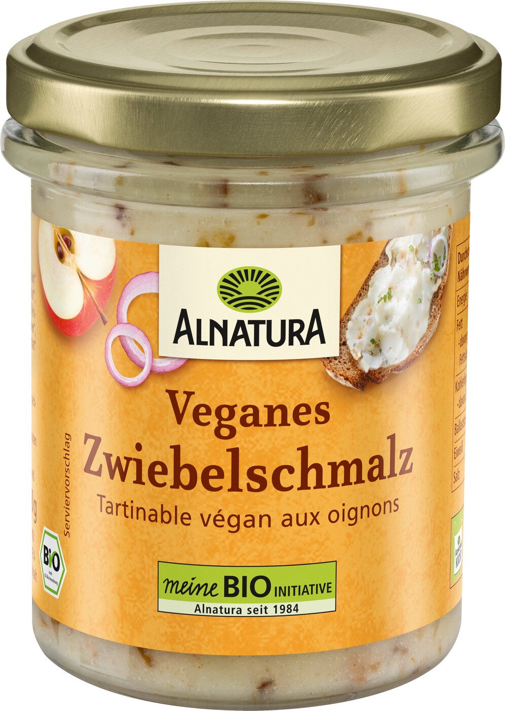 Alnatura Bio Veganes Zwiebelschmalz 150G Alnatura Bio Veganes Zwiebelschmalz 150G