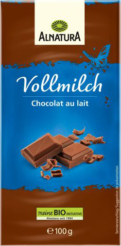 Alnatura Bio Vollmilch Schokolade 100G Alnatura Bio Vollmilch Schokolade 100G