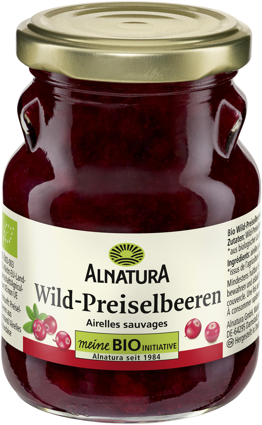 Alnatura Bio Wild Preiselbeeren 220G Alnatura Bio Wild Preiselbeeren 220G