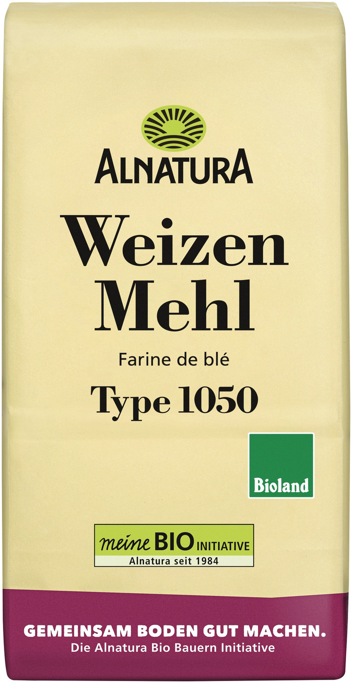 Alnatura Bioland Weizenmehl Type 1050 1KG Alnatura Bioland Weizenmehl Type 1050 1KG