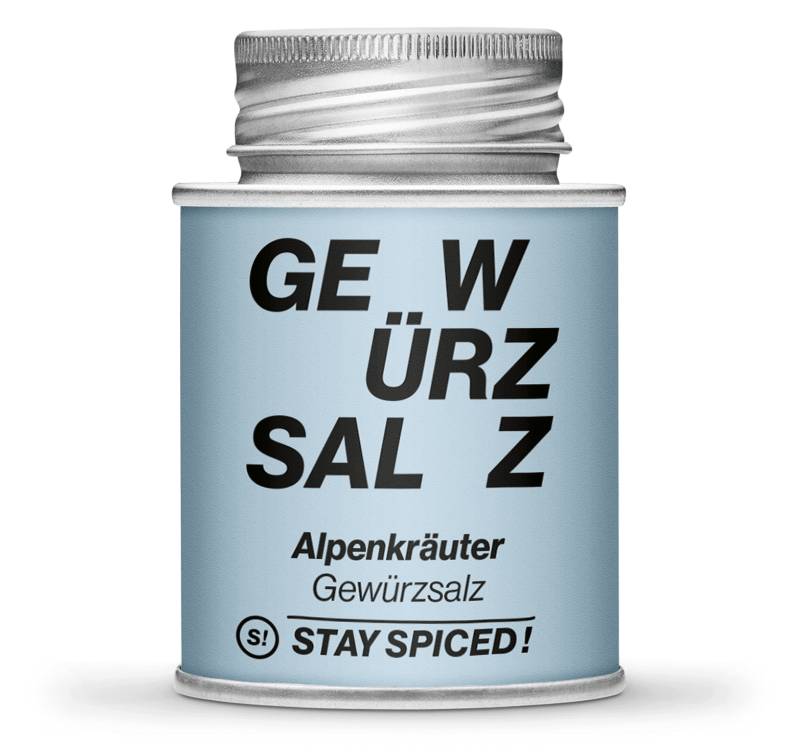 Alpenkräuter Gewürzsalz, 170ml Schraubdose