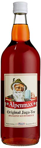 Alpenmax Jaga-Tee (1l) – Kräuterschnaps für originalen Jaga-Tee – Spezialität aus den österreichischen Alpen – Jagertee mit harmonischem Geschmack nach Kräutern – 40 % Vol. Alpenmax Jaga-Tee (1l) – Kräuterschnaps für originalen Jaga-Tee – Spezialität aus den österreichischen Alpen – Jagertee mit harmonischem Geschmack nach Kräutern – 40 % Vol. von Nannerl salzburg