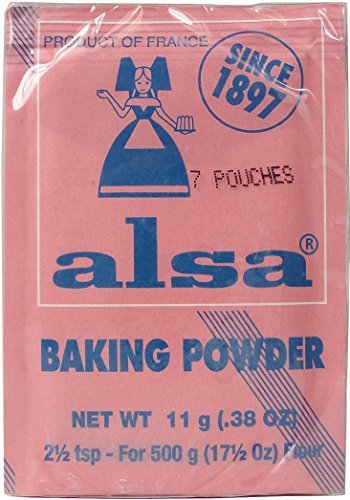 Alsa - French Cake Baking Powder 7 sachets 7x0.38oz by Alsa Alsa - French Cake Baking Powder 7 sachets 7x0.38oz by Alsa