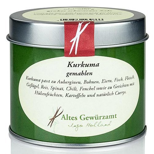 Kurkuma gemahlen 80 g - Altes Gewürzamt Fam. Holland von Altes Gewürzamt