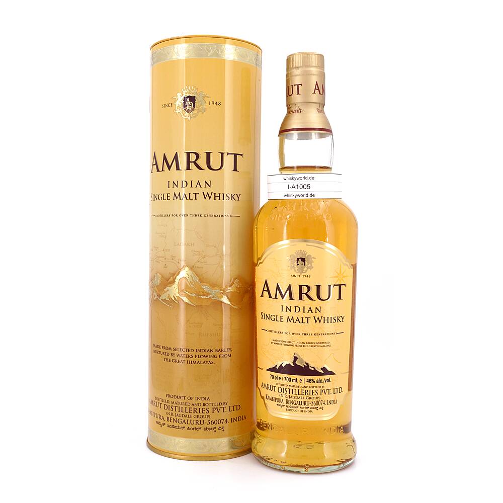 Amrut Single Malt 0,70 L/ 46.0% vol Amrut Single Malt 0,70 L/ 46.0% vol