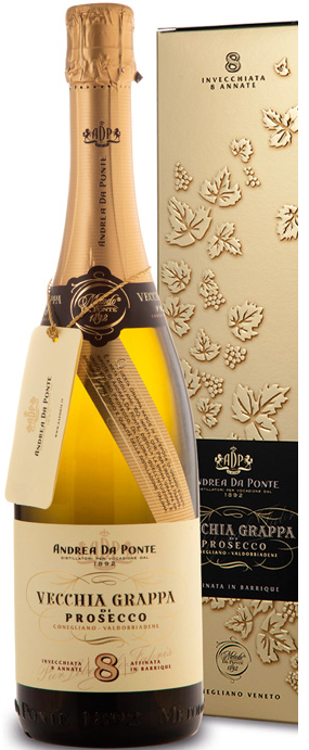 Andrea da Ponte 8 Annate Vecchia Grappa di Prosecco 0,7L Andrea da Ponte 8 Annate Vecchia Grappa di Prosecco 0,7L