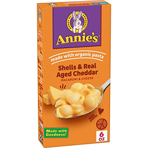 Annie's Shells & Real Aged Cheddar Macaroni & Cheese 6 oz. Box