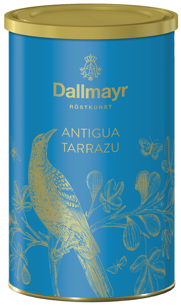 Antigua Tarrazu Dose blau gemahlen von Alois Dallmayr Kaffee OHG