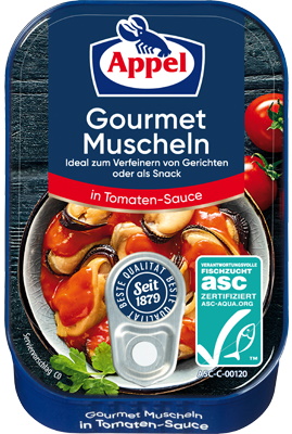 Appel Muscheln in Tomaten-Sauce 100G