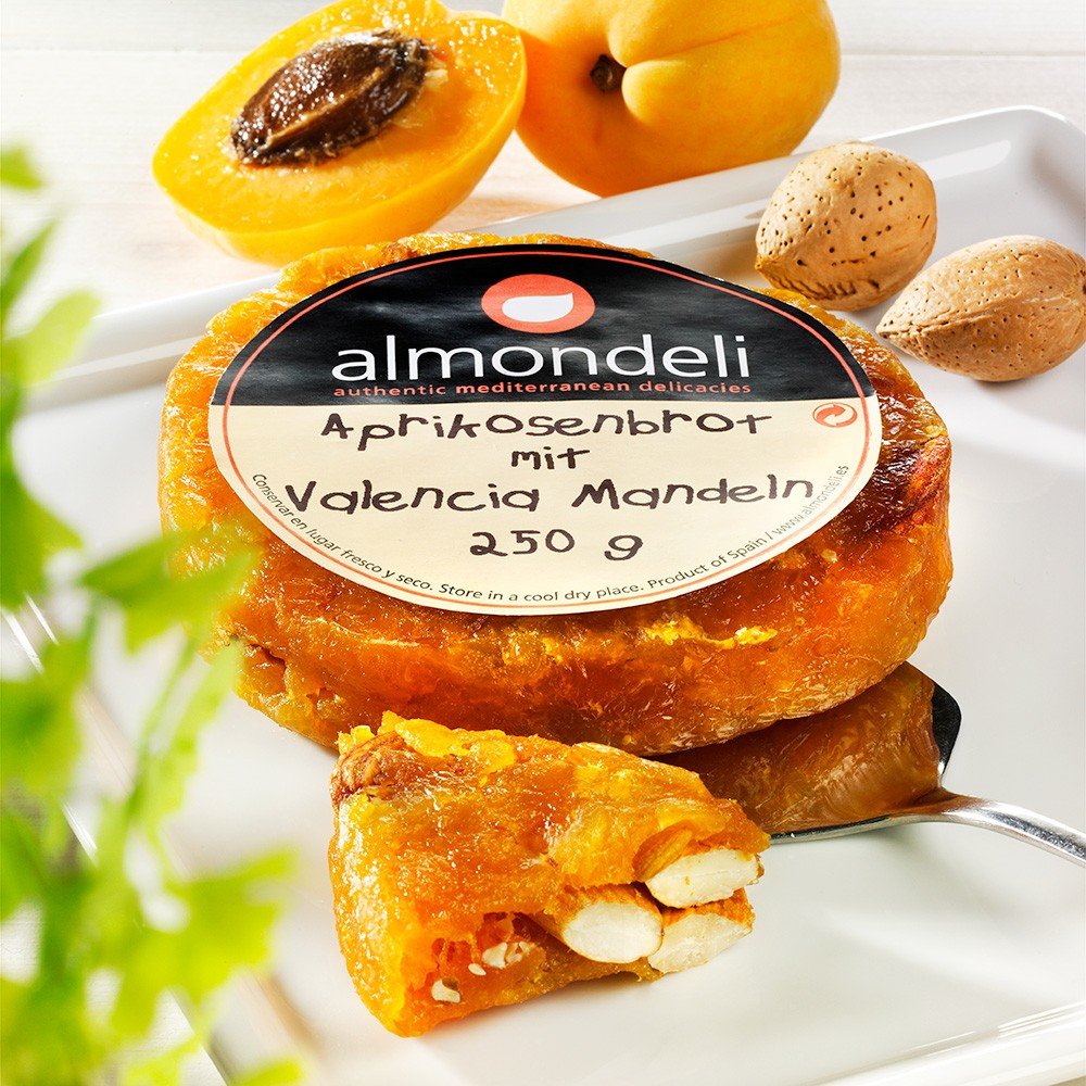 Aprikosenbrot mit Valencia Mandeln von Almondeli