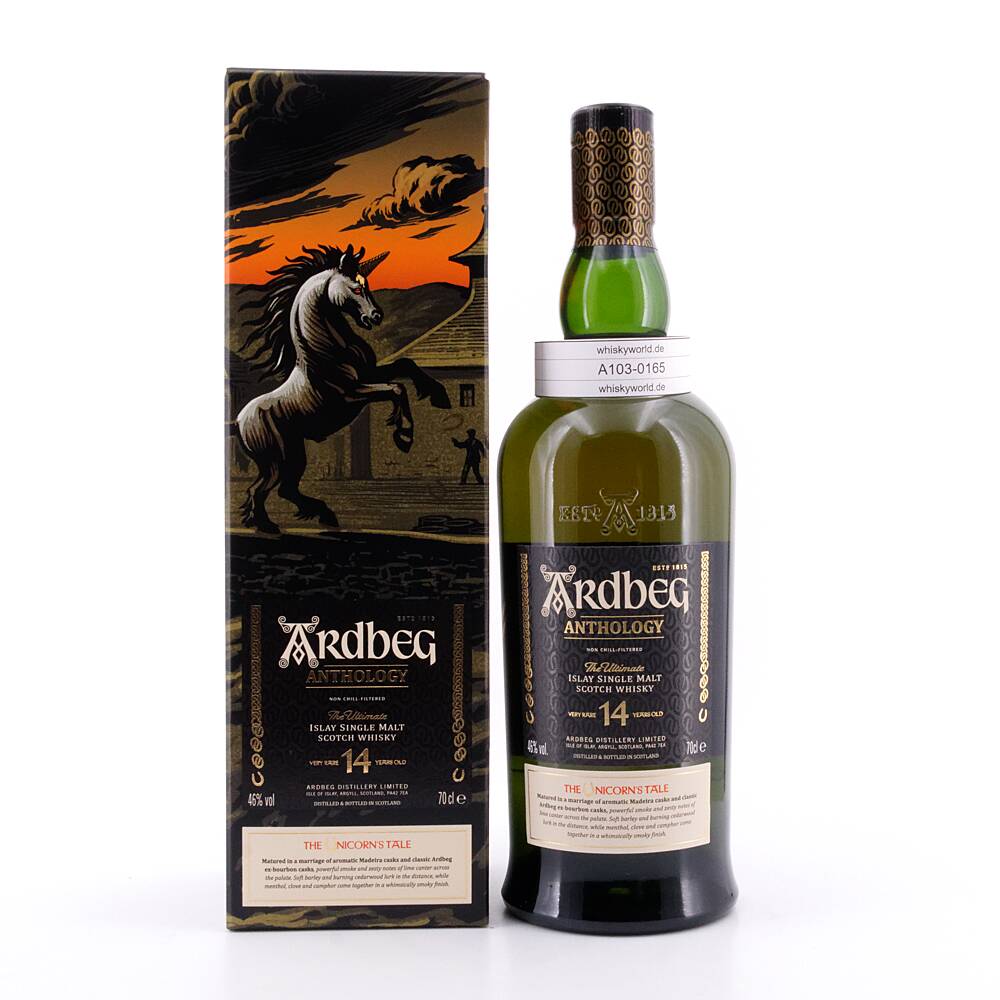 Ardbeg Anthology The Unicorn’s Tale 14 Jahre 0,70 L/ 46.0% vol Ardbeg Anthology The Unicorn’s Tale 14 Jahre 0,70 L/ 46.0% vol