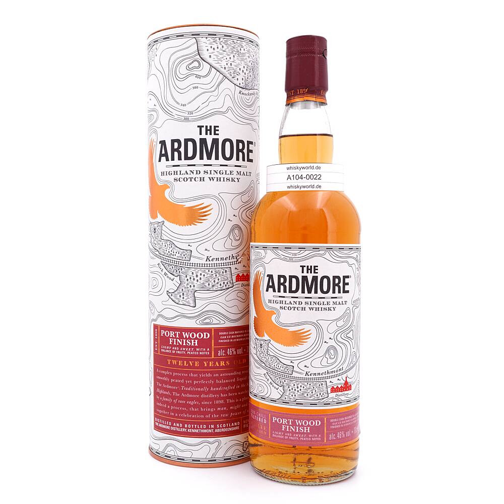 Ardmore 12 Jahre Portwood Finish 0,70 L/ 46.0% vol Ardmore 12 Jahre Portwood Finish 0,70 L/ 46.0% vol