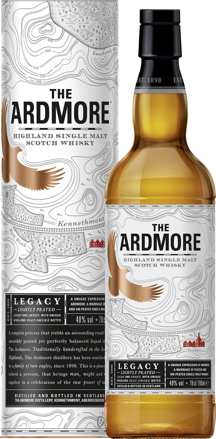 Ardmore Legacy Single Malt Scotch Whisky 40% GP 0,7l Ardmore Legacy Single Malt Scotch Whisky 40% GP 0,7l
