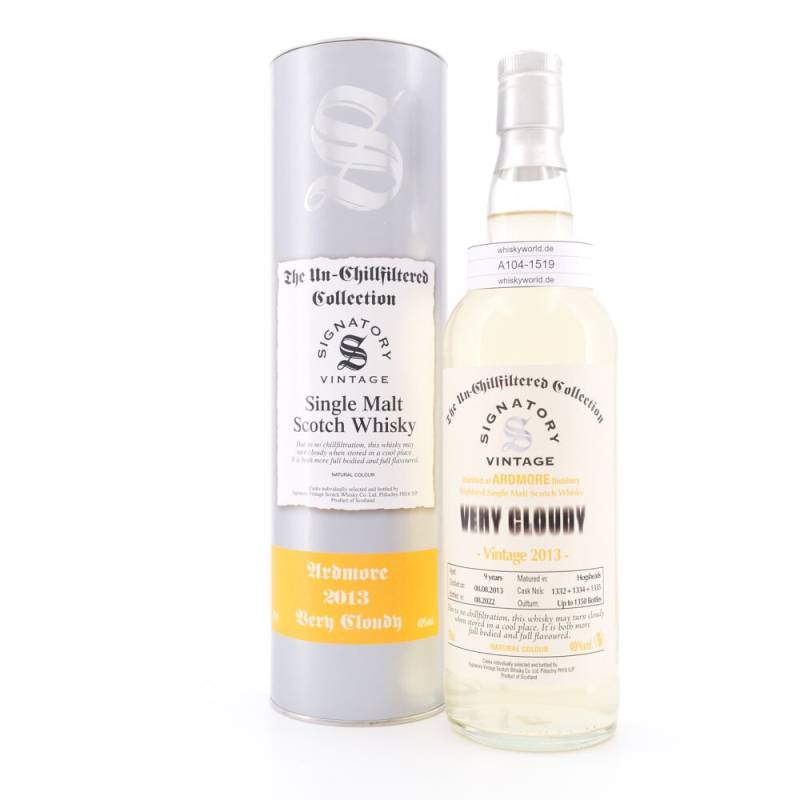 Ardmore Very Cloudy Signatory Un-chillfiltered 0,70 L/ 40.0% vol