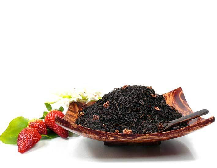 Aroma Schwarztee »Erdbeer-Sahne« Aroma Schwarztee »Erdbeer-Sahne«