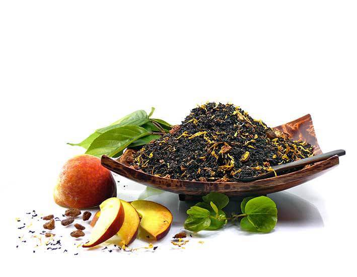 Aroma Schwarztee »Roter Weinbergspfirsich« Aroma Schwarztee »Roter Weinbergspfirsich«