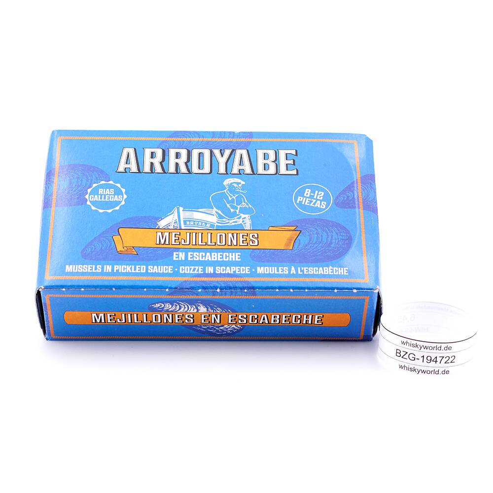 Arroyabe Miesmuscheln in Marinade 115g 70 g Arroyabe Miesmuscheln in Marinade 115g 70 g