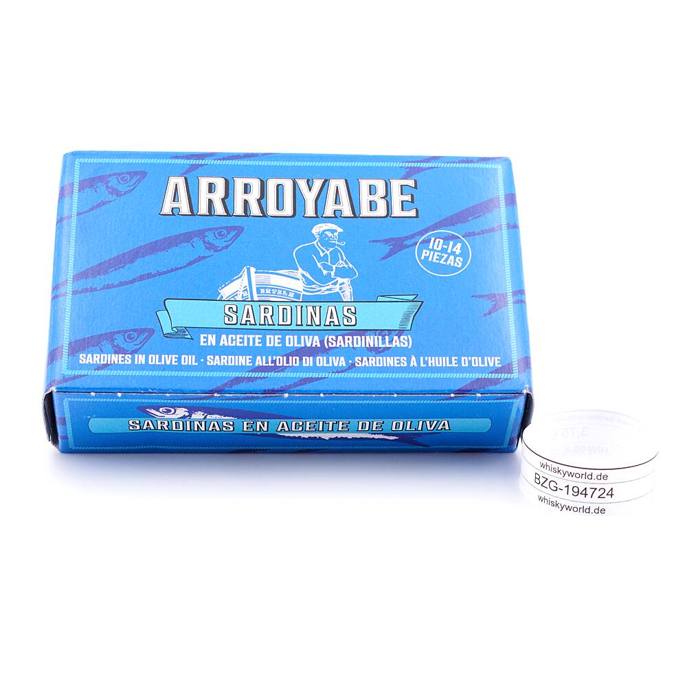 Arroyabe Sardinen in Olivenöl 118g 83 g Arroyabe Sardinen in Olivenöl 118g 83 g
