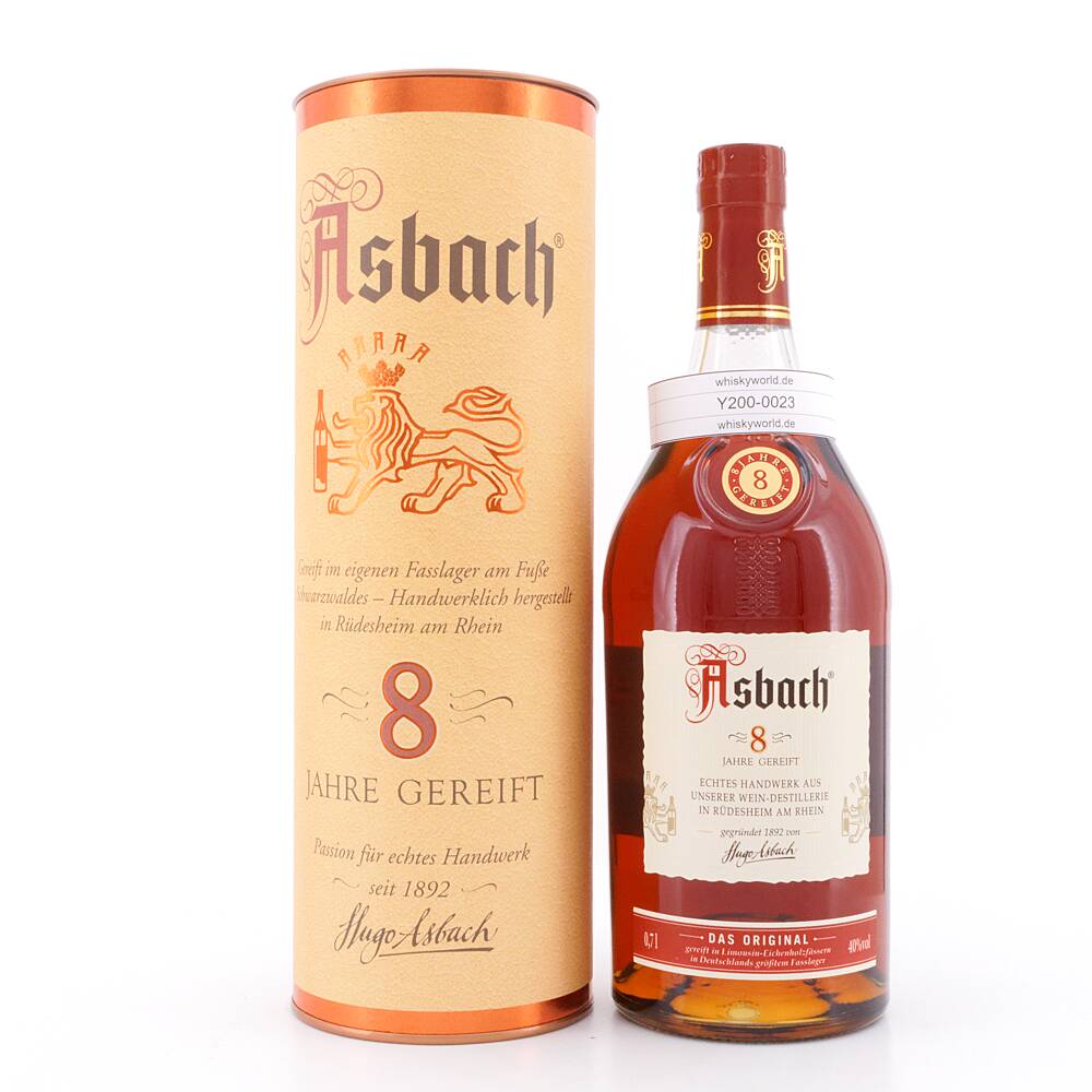 Asbach 8 Jahre 0,70 L/ 40.0% vol Asbach 8 Jahre 0,70 L/ 40.0% vol