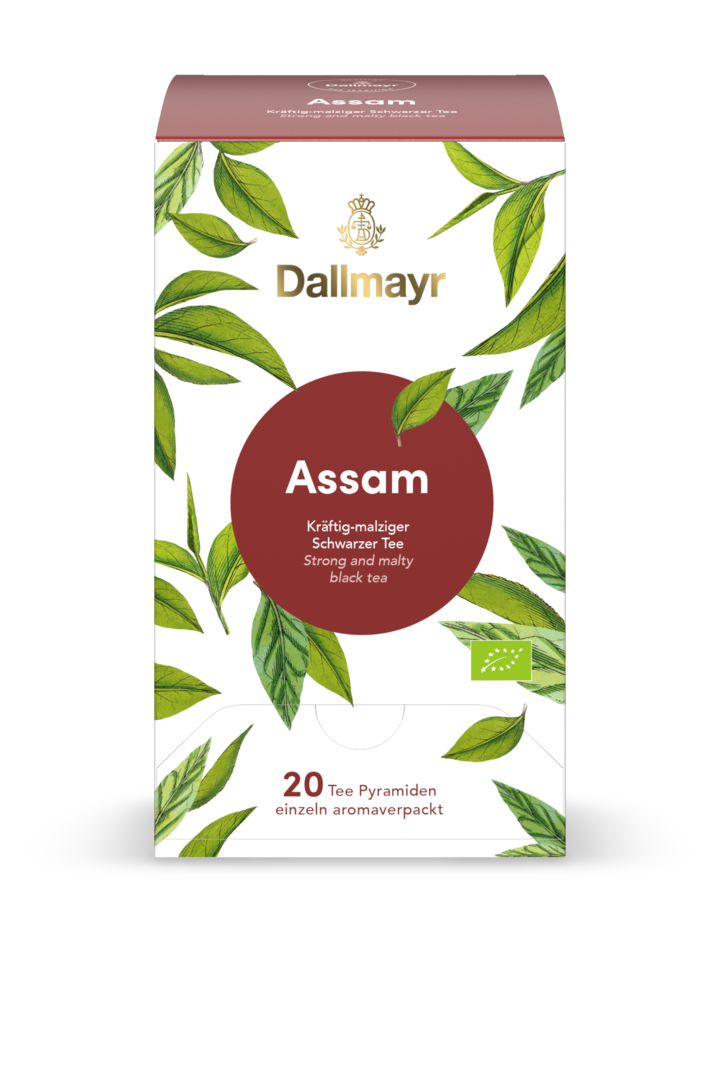 Assam Bio Kräftig-malziger Schwarzer Tee von Alois Dallmayr Kaffee OHG