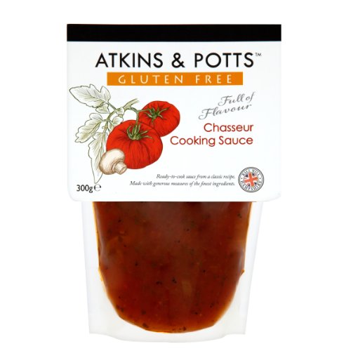 Atkins and Potts Glutenfreie Chasseur-Soße, 300 g, 6 Stück Atkins and Potts Glutenfreie Chasseur-Soße, 300 g, 6 Stück von Atkins & Potts