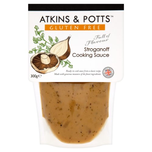 Atkins and Potts Glutenfreie Stroganoff Soße, 300 g, 6 Stück
