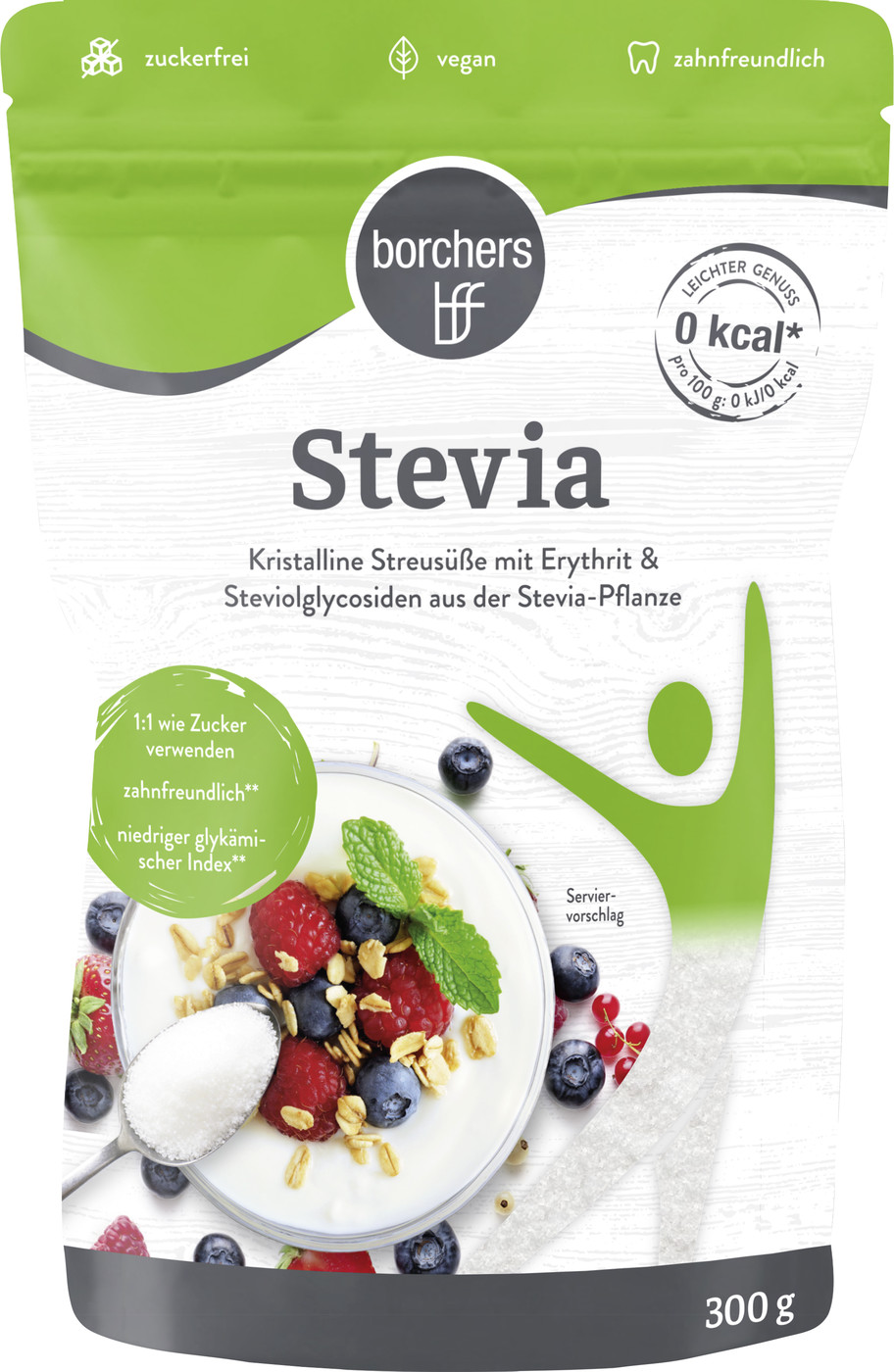 BFF Stevia - Kristalline Streusüße 300G