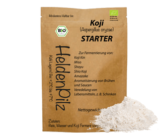 BIO Aspergillus Oryzae Koji Kin | Koji Sporen zur Herstellung von Amasake Miso, Sake - 10 g