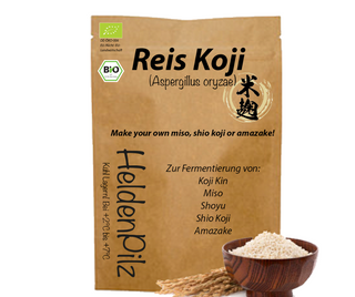 BIO | Koji Reis - Aspergillus Oryzae Kome Koji | Fermentierter Reis zur Herstellung von Amasake Miso, Sake, Shio Koji, Mirin