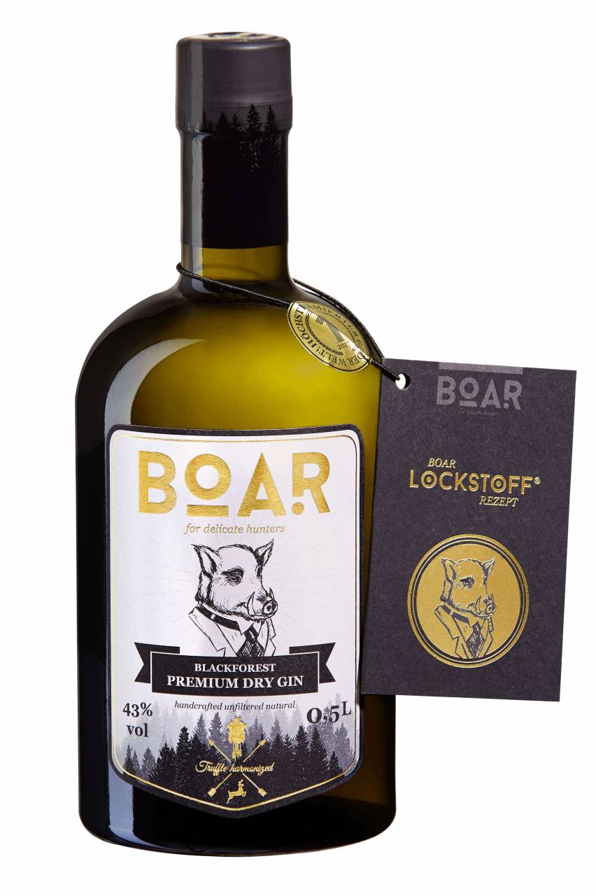BOAR Blackforest Premium Dry Gin 0,5 Liter