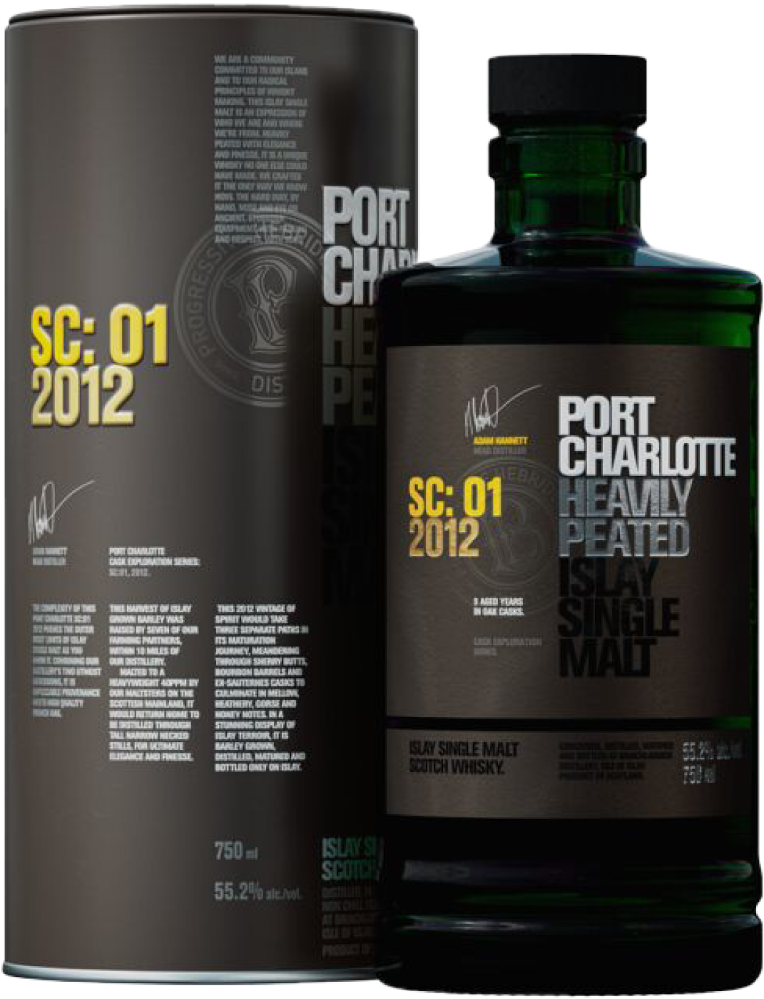 Bruichladdich Port Charlotte SC:01 Islay Single Malt Scotch Whisky Bruichladdich Port Charlotte SC:01 Islay Single Malt Scotch Whisky