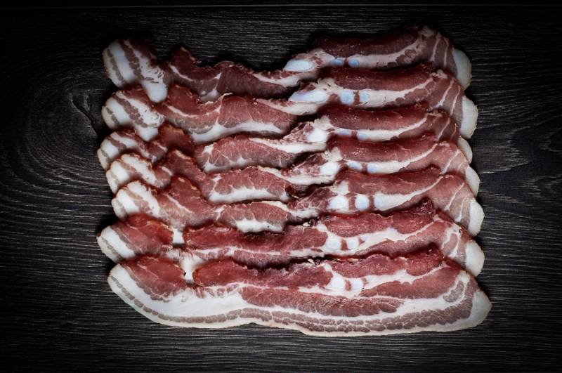 Bacon in Scheiben