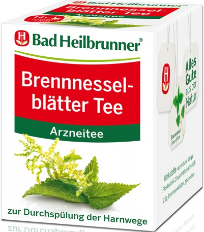Bad Heilbrunner Brennnesselblätter Tee 8ST 16G