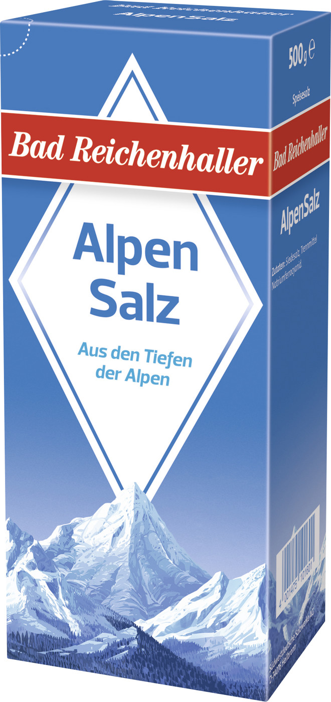 Bad Reichenhaller Alpensalz 500G