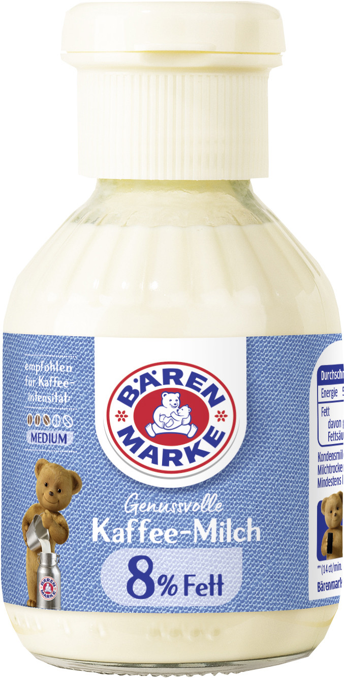Bärenmarke Genussvolle Kaffee-Milch 8% Fett 170G Bärenmarke Genussvolle Kaffee-Milch 8% Fett 170G