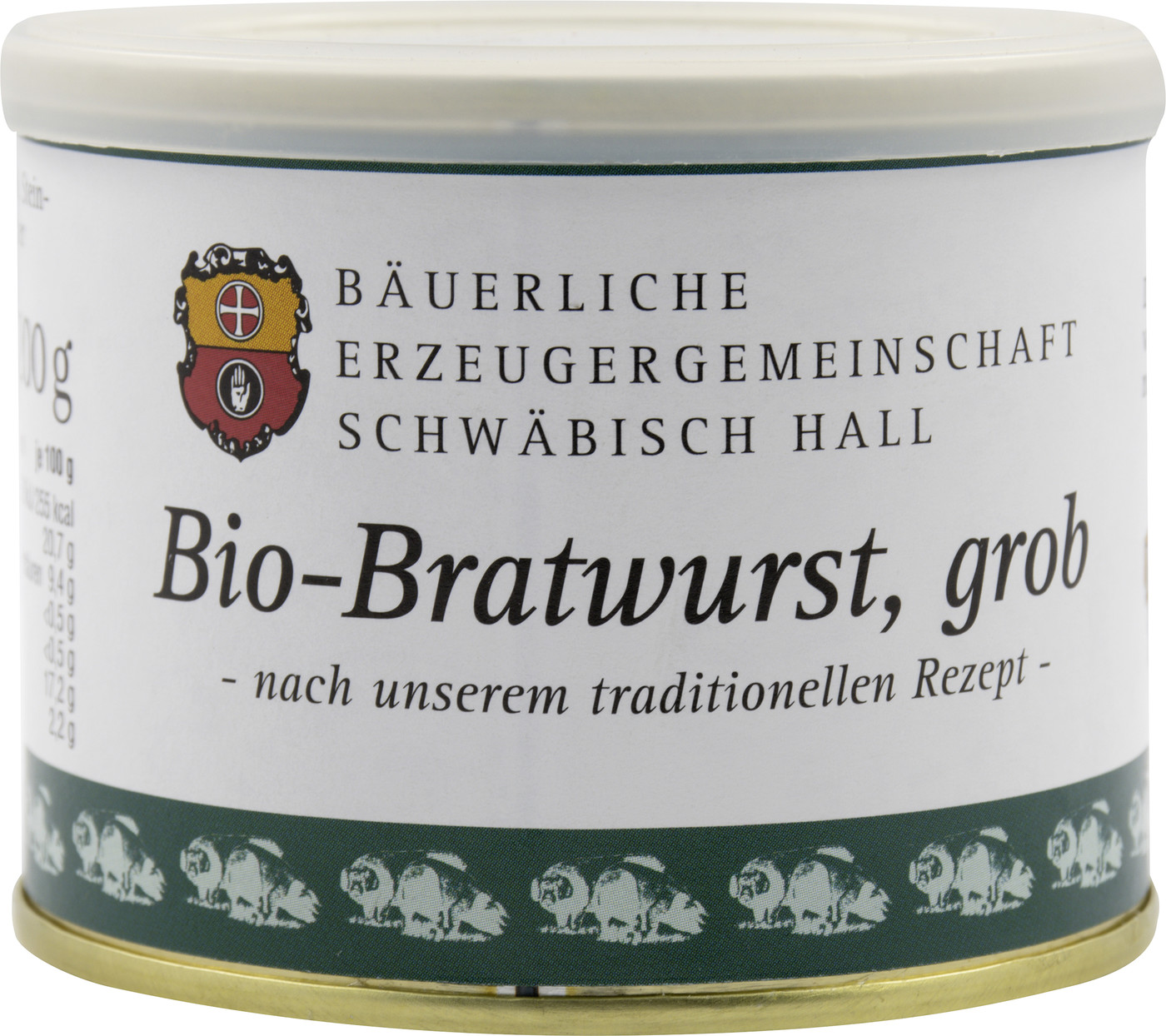 Bäuerliche EZG Schwäbisch Hall Bio-Bratwurst grob 200G