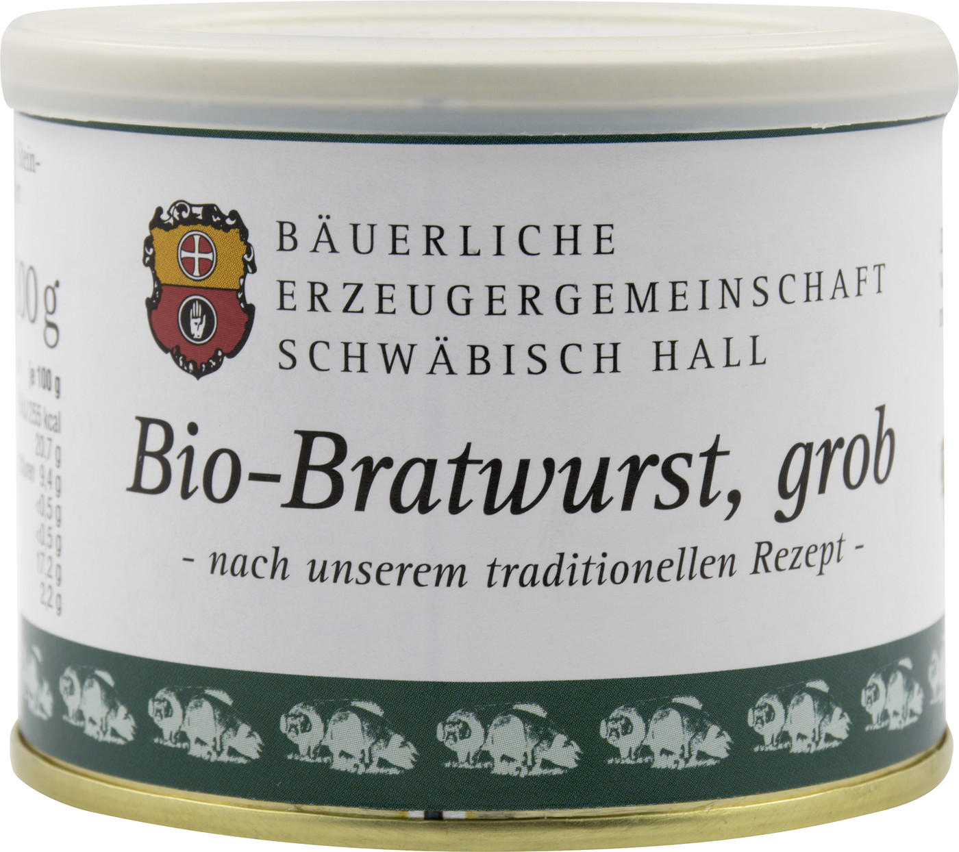 Bäuerliche EZG Schwäbisch Hall Bio-Bratwurst grob 200G Bäuerliche EZG Schwäbisch Hall Bio-Bratwurst grob 200G