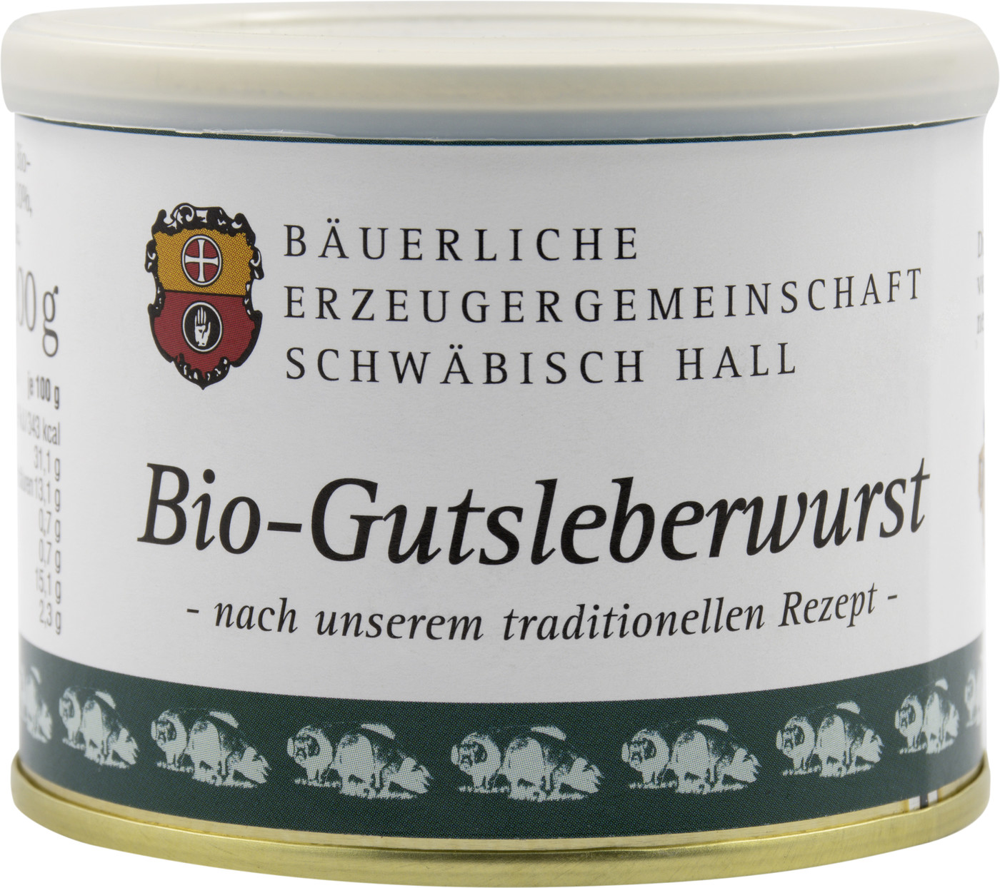 Bäuerliche EZG Schwäbisch Hall Bio-Gutsleberwurst 200G