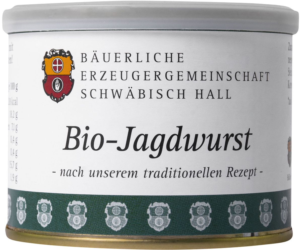 Bäuerliche EZG Schwäbisch Hall Bio-Jagdwurst 200G Bäuerliche EZG Schwäbisch Hall Bio-Jagdwurst 200G