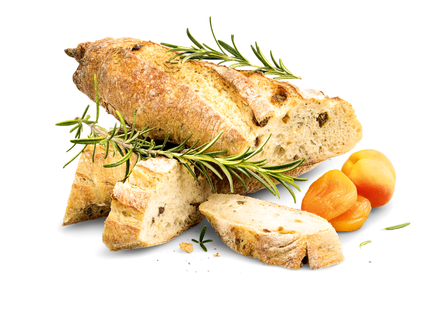Baguette mit Aprikosen und Rosmarin Dallmayr Baguette mit Aprikosen und Rosmarin Dallmayr von Alois Dallmayr KG