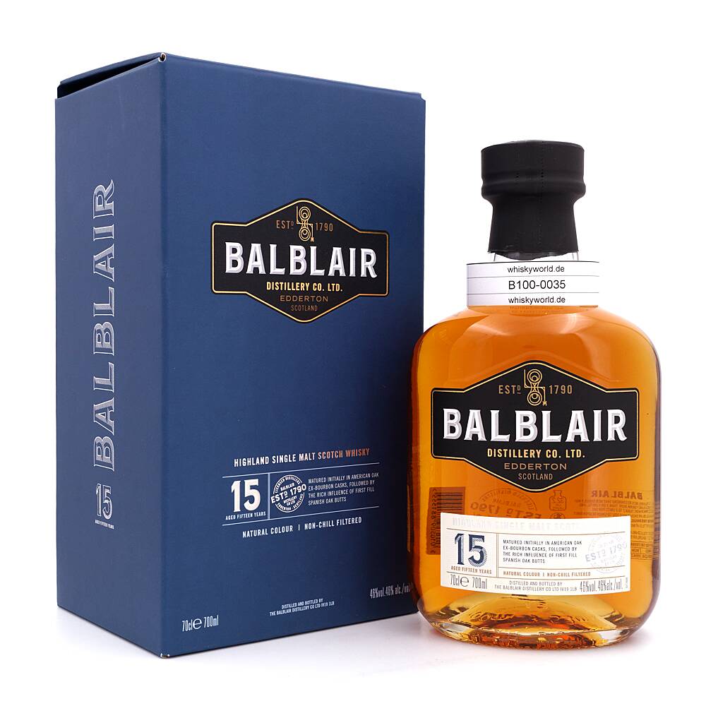 Balblair 15 Jahre 0,70 L/ 46.0% vol Balblair 15 Jahre 0,70 L/ 46.0% vol