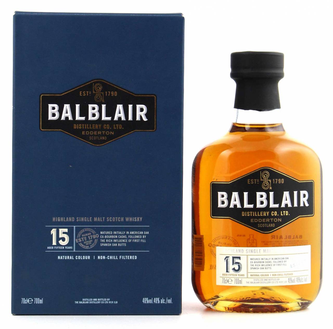 Balblair 15 Jahre Single Malt 0,7l