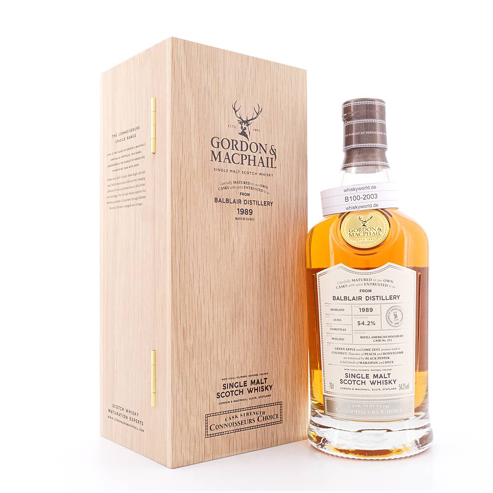 Balblair Jahrgang 1989 C.C. Upper Cask Strength 0,70 L/ 54.2% vol Balblair Jahrgang 1989 C.C. Upper Cask Strength 0,70 L/ 54.2% vol