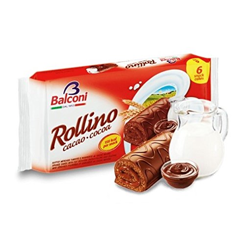 Balconi Rollino Cacao kakao schocolade schoko Kuchen brioche kekse 6x 37g
