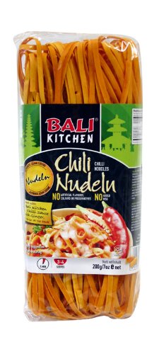 Bali Kitchen Chili Nudeln, 8er Pack (8 x 200 g Packung) von KDJMDL